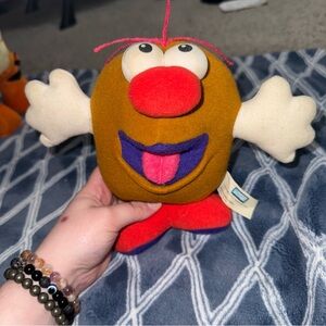 Vintage Hot Potato Plush Toy with Red Nose